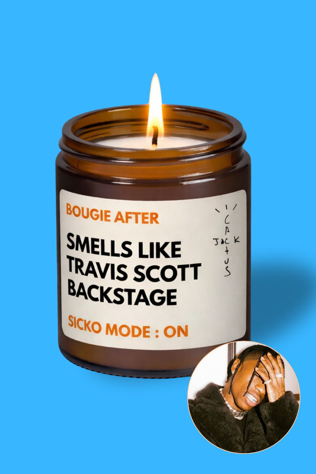 Bougie Travis Scott - Smells Like Travis Scott Backstage