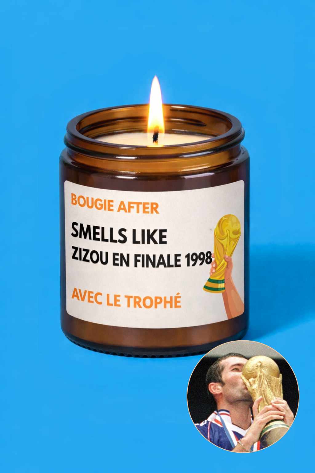 Smells like Zidane finale de coupe du monde 1998 – Bougie parfumée