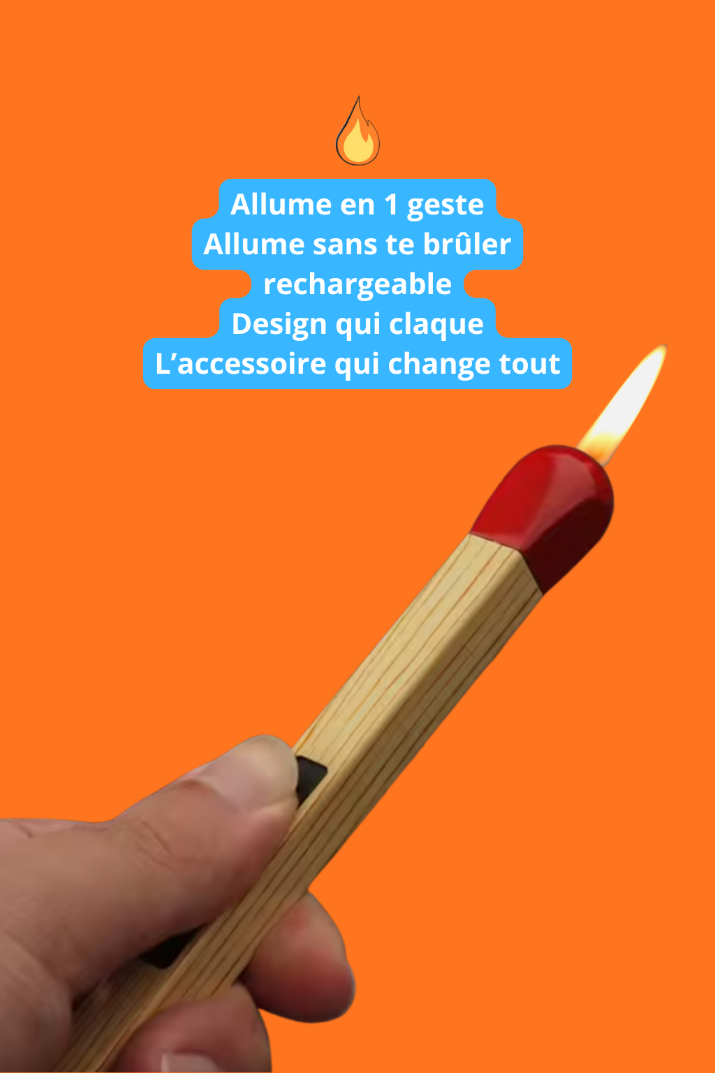 Briquet Allumette XXL