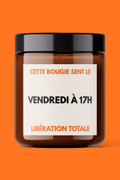 BOUGIE - CETTE BOUGIE SENT LE VENDREDI À 17H