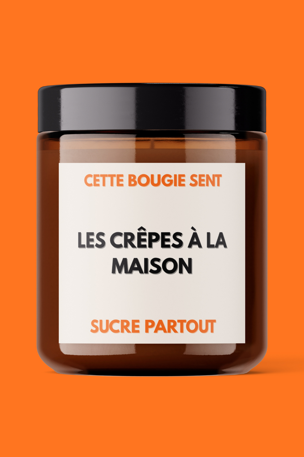 BOUGIE - SENT LES CRÊPES À LA MAISON